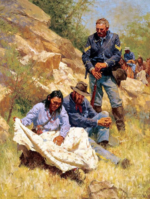 Howard Terpning - War Stories - Limited Edition Lithograph