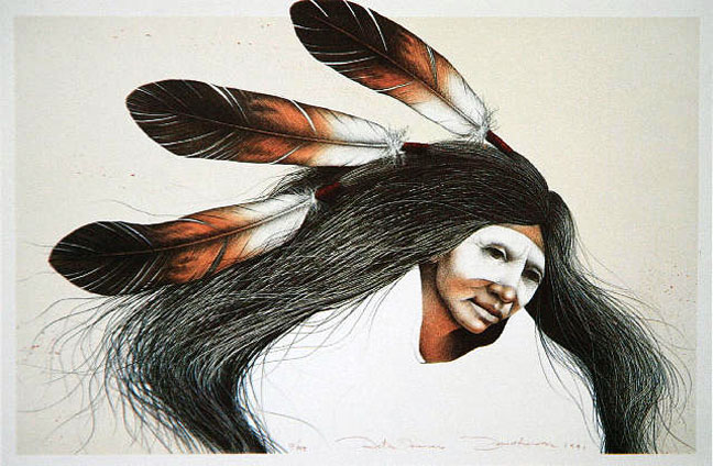 Frank Howell - Teton Dancer - Limited Edition Lithograph 