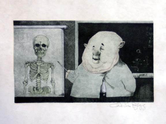 Charles Bragg - The Anatomist - Limited Edition Lithograph