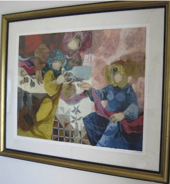 Sunol Alvar - The Annunciation - Limited Edition Lithograph
