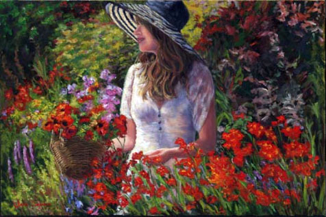 Jane Seymour - The Artist In Her English - Limited Edition Giclee on Canvas