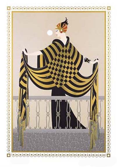  Erte - The Balcony - Limited Edition Serigraph  