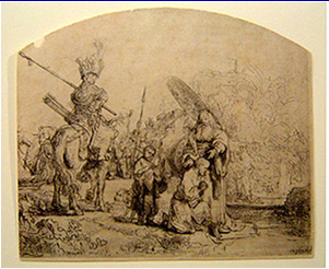 Rembrandt - The Baptism Of Eunich - Limited Edition Etching