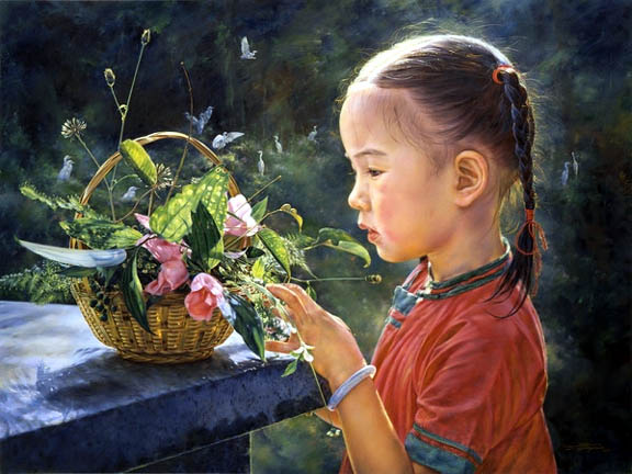 Wai Ming - The Beautiful Morning - Original Painting - Oil on Canvas