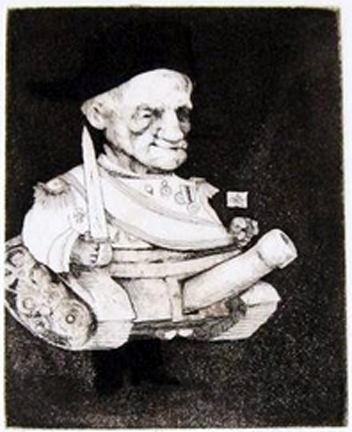 Charles Bragg - The Big Gun - Limited Edition Etching