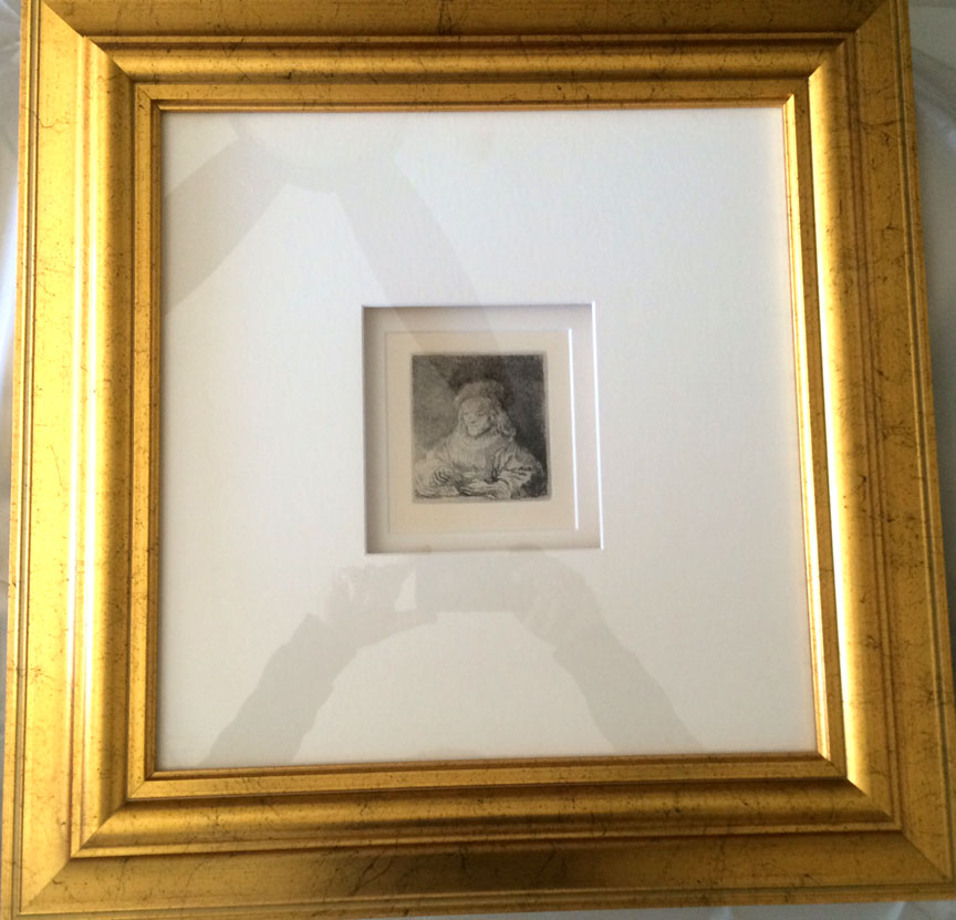 Rembrandt - The Card Player - Limited Edition Etching