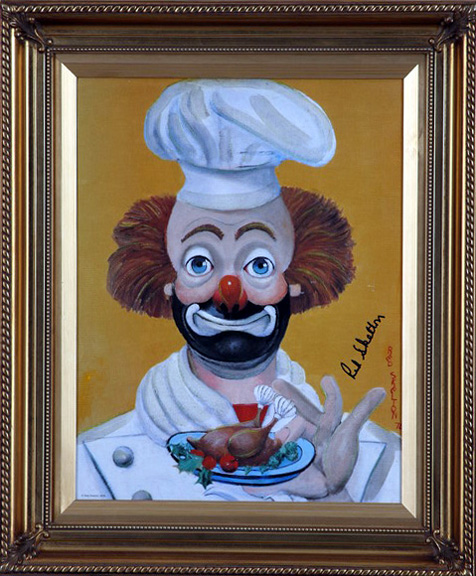 Red Skelton - The Chef - Limited Edition Canvas Transfer