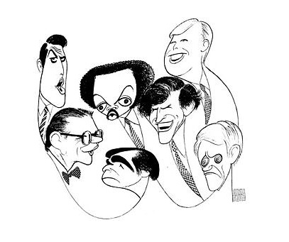 Al Hirschfeld - The Democratic National Convention Of 1988 - Limited Edition Lithograph 