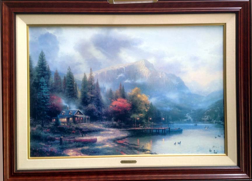 Thomas Kinkade - The End of a Perfect Day III - Limited Edition Offset Lithograph on Canvas