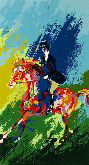 Leroy Neiman - The Equestrienne - Limited Edition Serigraph