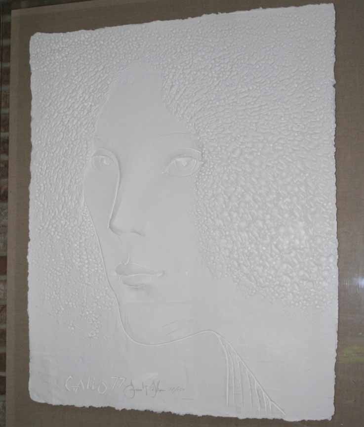 Frank Gallo - The Face - Limited Edition Cast Paper