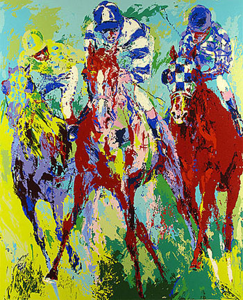 Leroy Neiman - The Finish - Limited Edition Serigraph