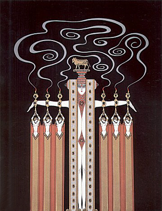  Erte - The Golden Calf - Limited Edition Serigraph