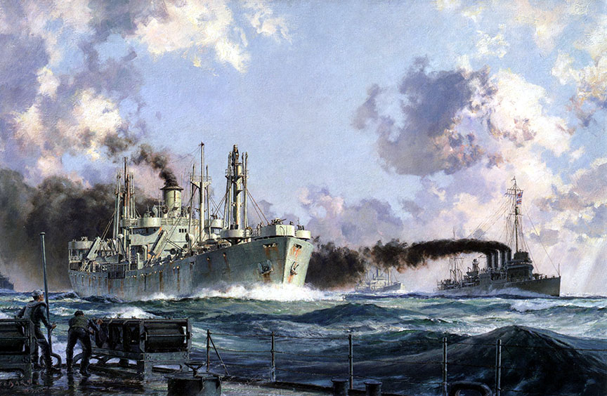 John Stobart - The Liberty Ship The John W Brown - Limited Edition Lithograph