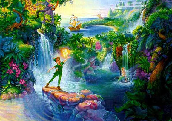 Tom Dubois - The Magic of Peter Pan - Limited Edition Lithograph 