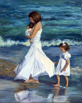 Jane Seymour - The Newborn - Limited Edition Giclee on Canvas