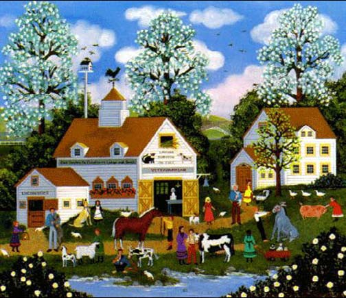 Jane Wooster Scott - The Pet Vet - Limited Edition Lithograph