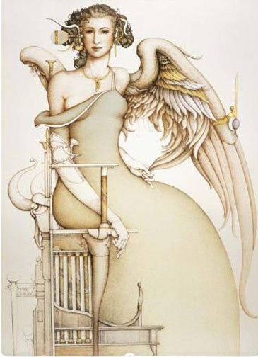 Michael Parkes - The Promise - Limited Edition Stone Lithograph