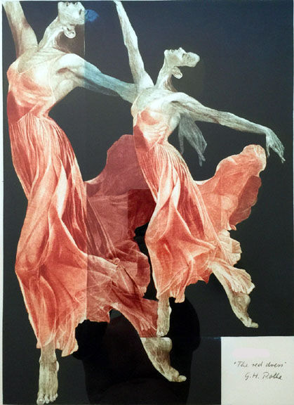 GH Rothe - The Red Dress - Limited Edition Mezzotint