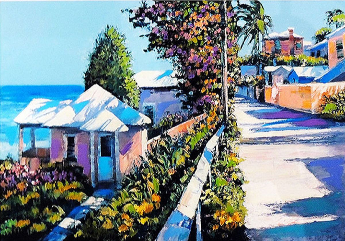 Howard Behrens - The Road to Flatts - Limited Edition Serigraph