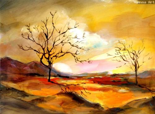 Anna Razumovskaya - The Sound Of Silence Ii - Limited Edition Giclee on Canvas