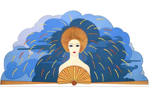  Erte - The Harvest and The Storm - Limited Edition Serigraph 