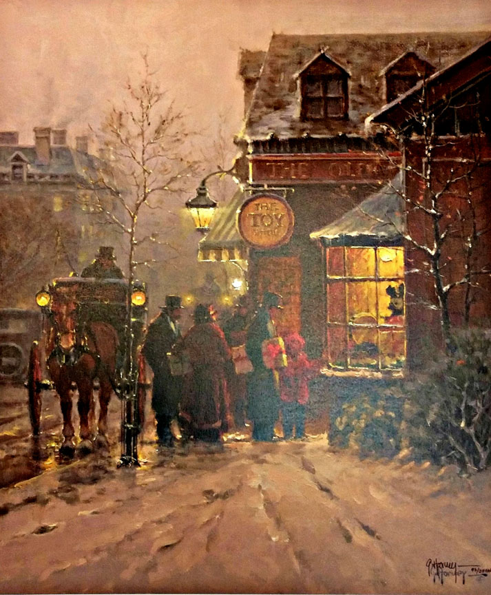 G Harvey - The Toy Shop - Limited Edition Lithograph