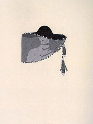  Erte - The Veil - Limited Edition Serigraph