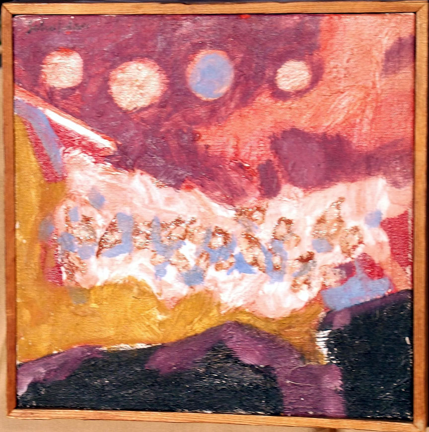 Fritz Scholder - The West #1 - Original Painting - Oil on Canvas