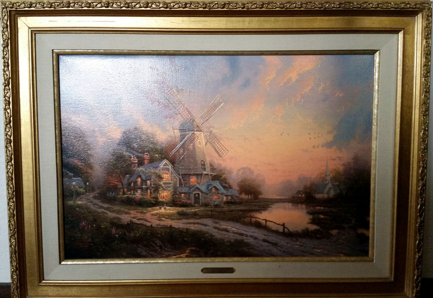 Thomas Kinkade - The Wind of the Spirit - Limited Edition Offset Lithograph on Canvas