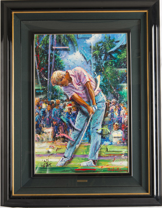 Christian Lassen - The Tournament - Original Painting - Acrylic on Panel