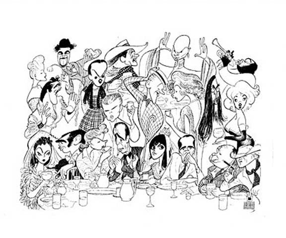 Al Hirschfeld - There's No Business Like Show Business - Limited Edition Lithograph