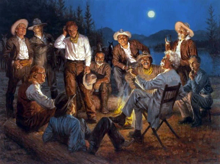 Andy Thomas - American Story - Limited Edition Giclee on Canvas