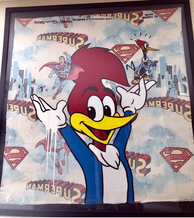 Ronnie Cutrone - Time Travel in a Reverse Universe - Original Painting - Acrylic / Mixed Media on Canvas