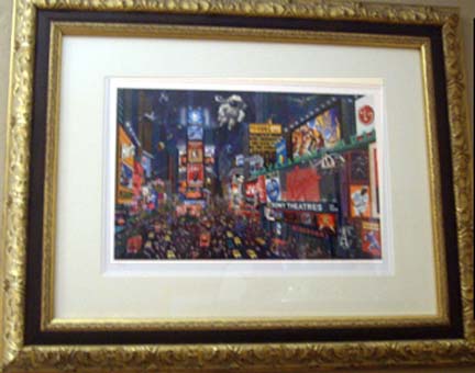 Alexander Chen - Times Square Panorama - Limited Edition Serigraph