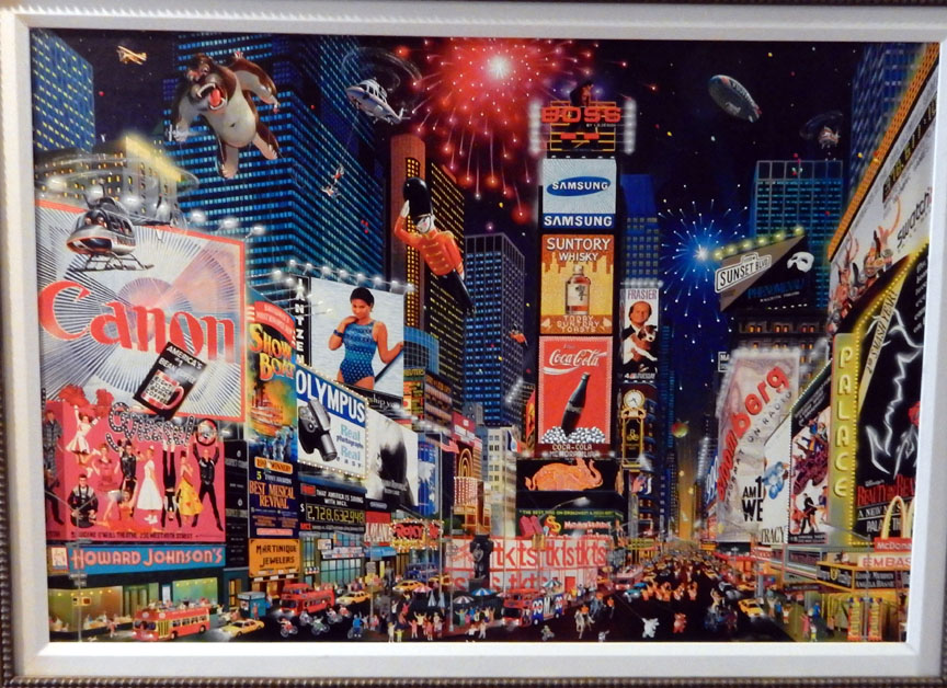 Alexander Chen - Times Square Parade - Limited Edition Giclee on Canvas 