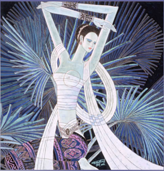 Shao Kuang Ting - Dance Of The Peacock - Limited Edition Serigraph