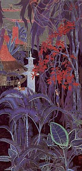Shao Kuang Ting - Sacred Village - Limited Edition Serigraph