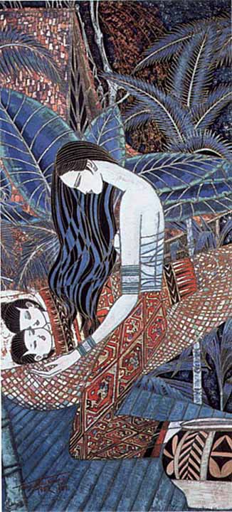 Shao Kuang Ting - Twins - Limited Edition Serigraph