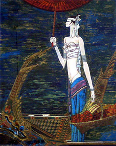 Shao Kuang Ting - Voyage On The Mei Kong - Limited Edition Serigraph
