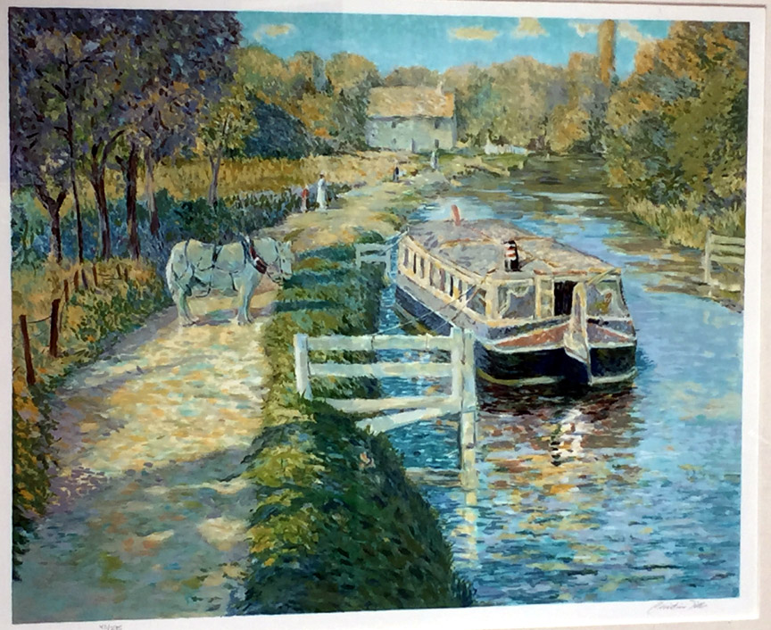 Christian Title - All Along the River - Limited Edition Serigraph