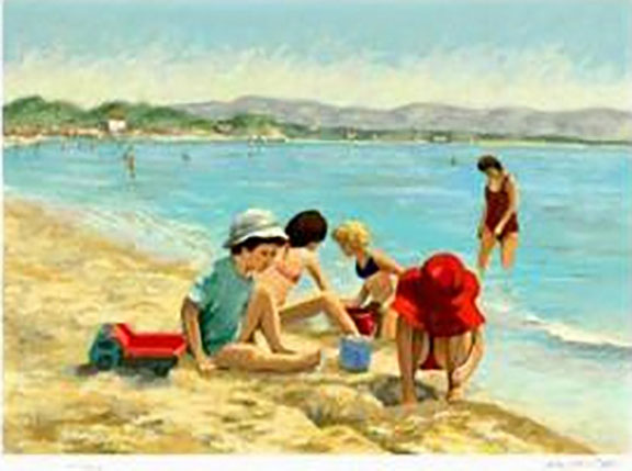 Christian Title - The Red Truck - Limited Edition Serigraph