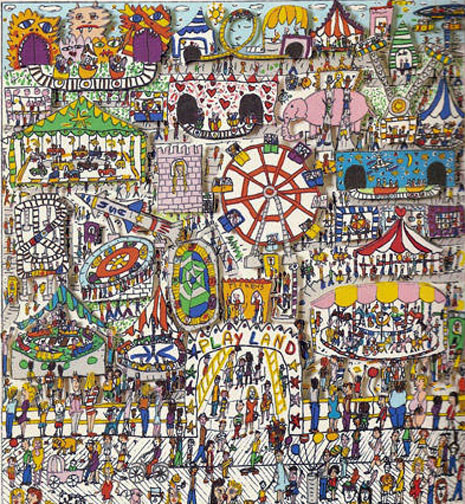 James Rizzi - To Be A Kid Again - 3-D Limited Edition Serigraph