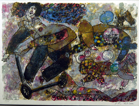 Theo Tobiasse - Lumiere des Forains - Limited Edition Lithograph