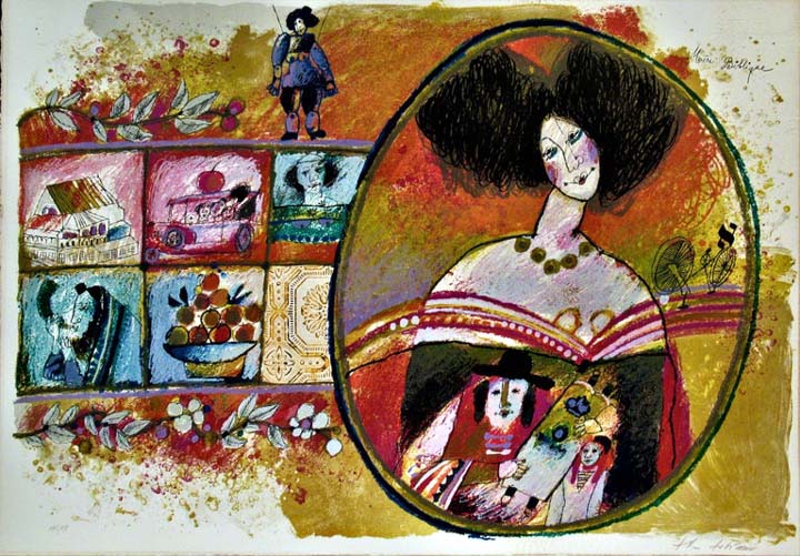 Theo Tobiasse - Mere Biblique - Limited Edition Lithograph 