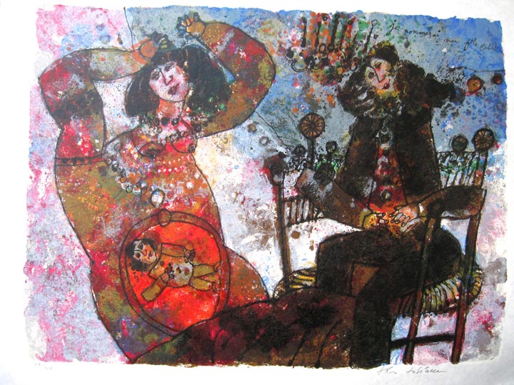 Theo Tobiasse - Portfolio of Ruth - Limited Edition Lithograph on Japon 