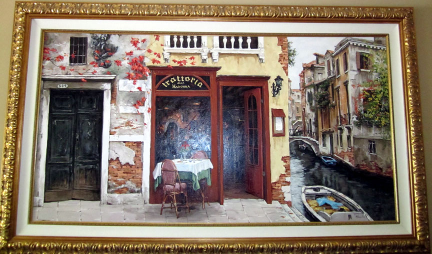 Viktor Shvaiko - Trattoria Alla Madonna - Original Painting - Oil on Canvas