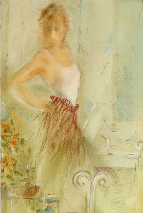 Janet Treby - Study Of Dancers III - Limited Edition Lithograph
