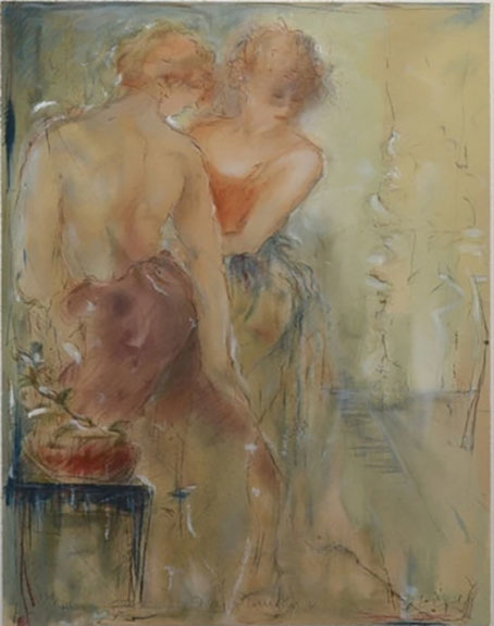 Janet Treby - Study Of Dancers IV - Limited Edition Lithograph