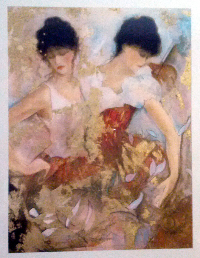 Janet Treby - Two Dancers - Limited Edition Serigraph